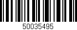 Código de barras (EAN, GTIN, SKU, ISBN): '50035495'