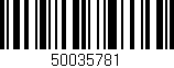 Código de barras (EAN, GTIN, SKU, ISBN): '50035781'