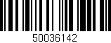 Código de barras (EAN, GTIN, SKU, ISBN): '50036142'