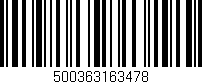 Código de barras (EAN, GTIN, SKU, ISBN): '500363163478'