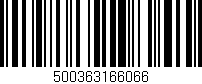 Código de barras (EAN, GTIN, SKU, ISBN): '500363166066'