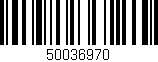 Código de barras (EAN, GTIN, SKU, ISBN): '50036970'