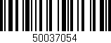 Código de barras (EAN, GTIN, SKU, ISBN): '50037054'