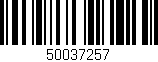 Código de barras (EAN, GTIN, SKU, ISBN): '50037257'