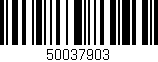 Código de barras (EAN, GTIN, SKU, ISBN): '50037903'