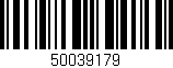 Código de barras (EAN, GTIN, SKU, ISBN): '50039179'