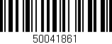 Código de barras (EAN, GTIN, SKU, ISBN): '50041861'