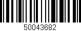 Código de barras (EAN, GTIN, SKU, ISBN): '50043682'