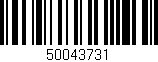 Código de barras (EAN, GTIN, SKU, ISBN): '50043731'