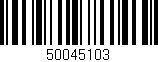 Código de barras (EAN, GTIN, SKU, ISBN): '50045103'