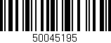 Código de barras (EAN, GTIN, SKU, ISBN): '50045195'