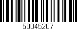 Código de barras (EAN, GTIN, SKU, ISBN): '50045207'