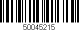 Código de barras (EAN, GTIN, SKU, ISBN): '50045215'