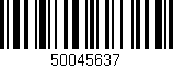 Código de barras (EAN, GTIN, SKU, ISBN): '50045637'