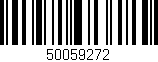 Código de barras (EAN, GTIN, SKU, ISBN): '50059272'
