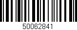 Código de barras (EAN, GTIN, SKU, ISBN): '50062841'