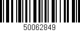 Código de barras (EAN, GTIN, SKU, ISBN): '50062849'