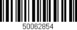 Código de barras (EAN, GTIN, SKU, ISBN): '50062854'