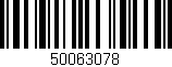 Código de barras (EAN, GTIN, SKU, ISBN): '50063078'