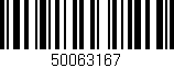 Código de barras (EAN, GTIN, SKU, ISBN): '50063167'