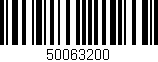 Código de barras (EAN, GTIN, SKU, ISBN): '50063200'