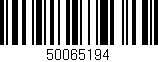 Código de barras (EAN, GTIN, SKU, ISBN): '50065194'