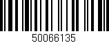 Código de barras (EAN, GTIN, SKU, ISBN): '50066135'
