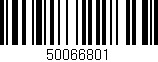 Código de barras (EAN, GTIN, SKU, ISBN): '50066801'