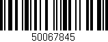Código de barras (EAN, GTIN, SKU, ISBN): '50067845'