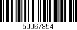 Código de barras (EAN, GTIN, SKU, ISBN): '50067854'