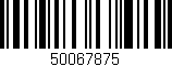 Código de barras (EAN, GTIN, SKU, ISBN): '50067875'