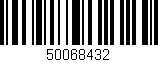 Código de barras (EAN, GTIN, SKU, ISBN): '50068432'