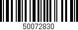 Código de barras (EAN, GTIN, SKU, ISBN): '50072830'