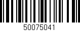 Código de barras (EAN, GTIN, SKU, ISBN): '50075041'