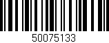 Código de barras (EAN, GTIN, SKU, ISBN): '50075133'
