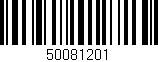 Código de barras (EAN, GTIN, SKU, ISBN): '50081201'