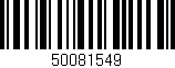 Código de barras (EAN, GTIN, SKU, ISBN): '50081549'