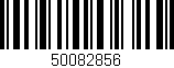 Código de barras (EAN, GTIN, SKU, ISBN): '50082856'