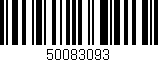 Código de barras (EAN, GTIN, SKU, ISBN): '50083093'