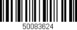 Código de barras (EAN, GTIN, SKU, ISBN): '50083624'