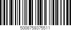 Código de barras (EAN, GTIN, SKU, ISBN): '5008759375511'
