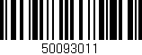 Código de barras (EAN, GTIN, SKU, ISBN): '50093011'