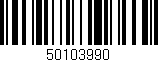 Código de barras (EAN, GTIN, SKU, ISBN): '50103990'