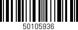 Código de barras (EAN, GTIN, SKU, ISBN): '50105936'