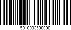 Código de barras (EAN, GTIN, SKU, ISBN): '5010993638000'