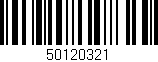 Código de barras (EAN, GTIN, SKU, ISBN): '50120321'