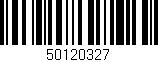 Código de barras (EAN, GTIN, SKU, ISBN): '50120327'