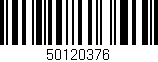 Código de barras (EAN, GTIN, SKU, ISBN): '50120376'