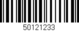 Código de barras (EAN, GTIN, SKU, ISBN): '50121233'