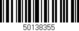 Código de barras (EAN, GTIN, SKU, ISBN): '50138355'